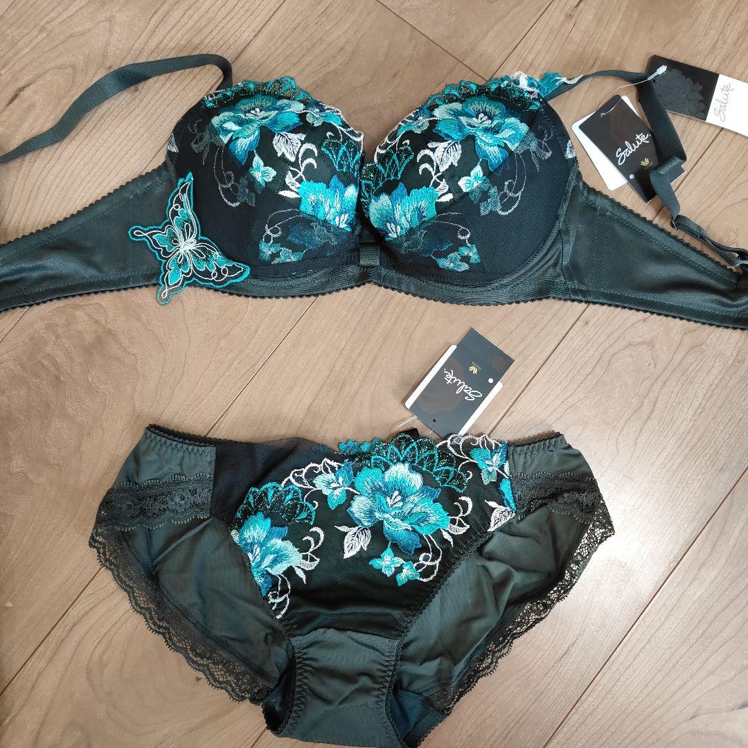 ワコール　サルート　e70 ショーツL グリーン系