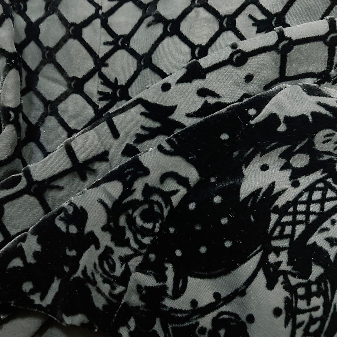 【新品】BALMAIN× コラボ シルク混　トップス 黒 ジップ