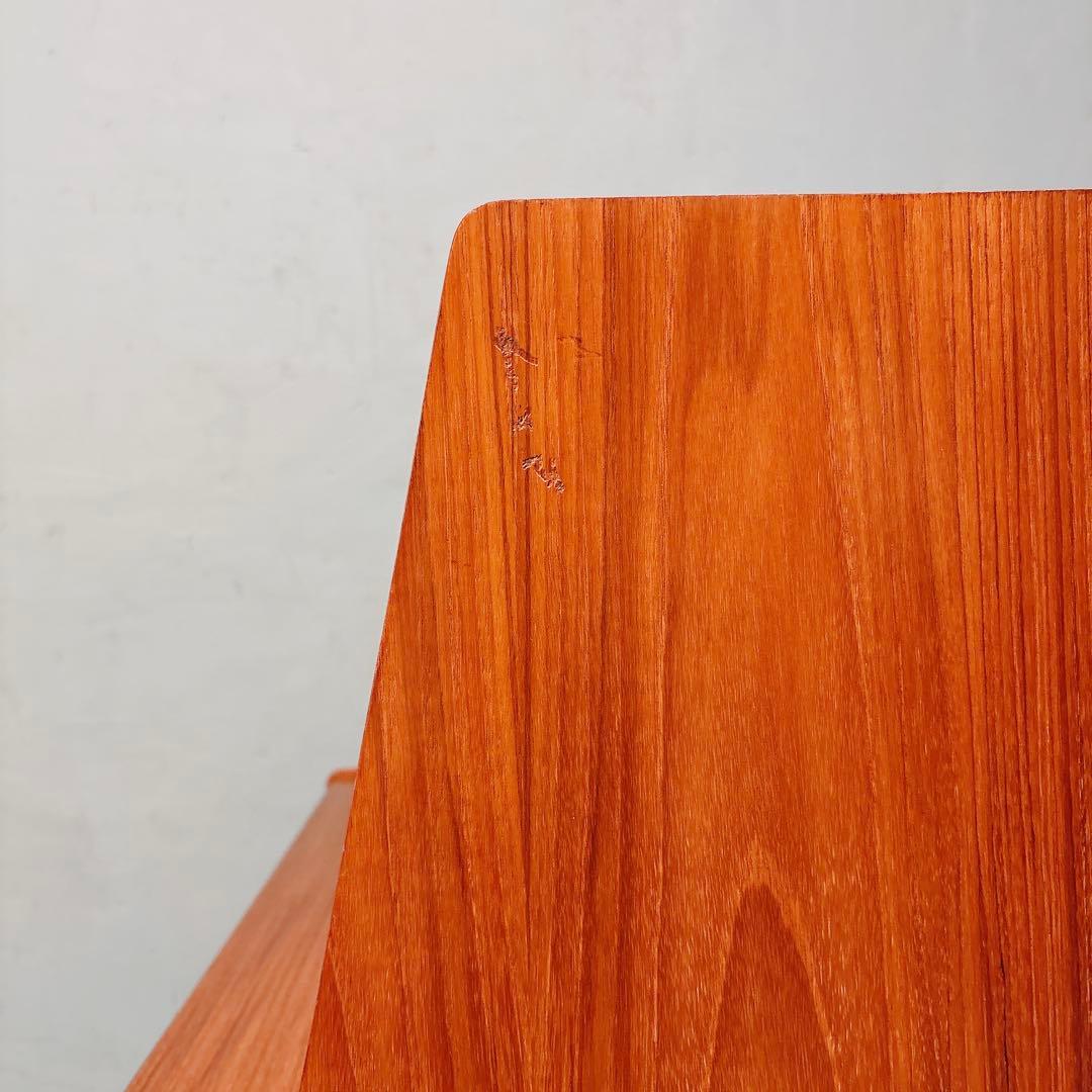 デンマーク　チーク材　ライティングビューロー　北欧家具　北欧ビンテージ