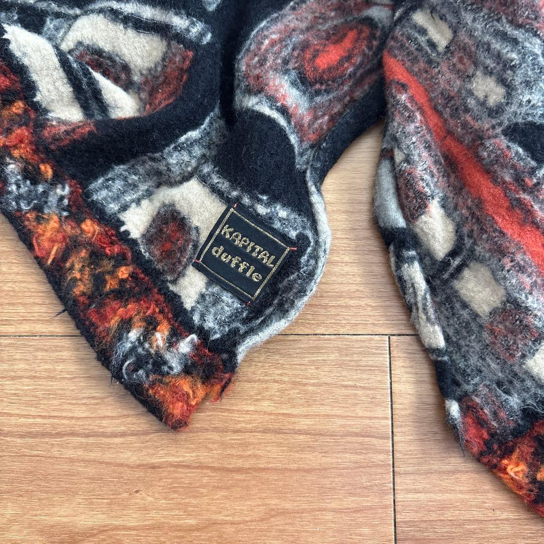 KAPITAL キャピタル Wool Stole 縮絨ウールマフラー