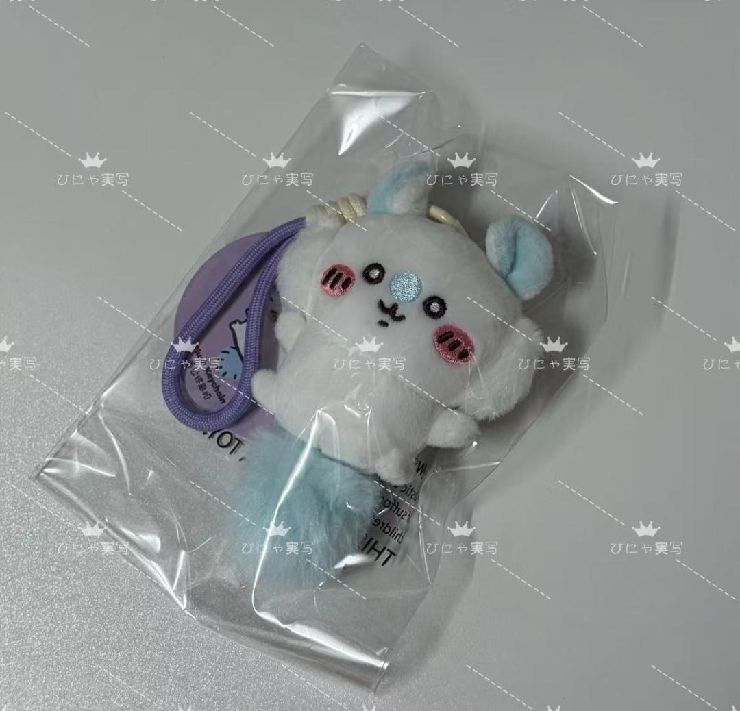 香港限定 セブンイレブン まんまる目 白目 モモンガ ぬいぐるみキーホルダー