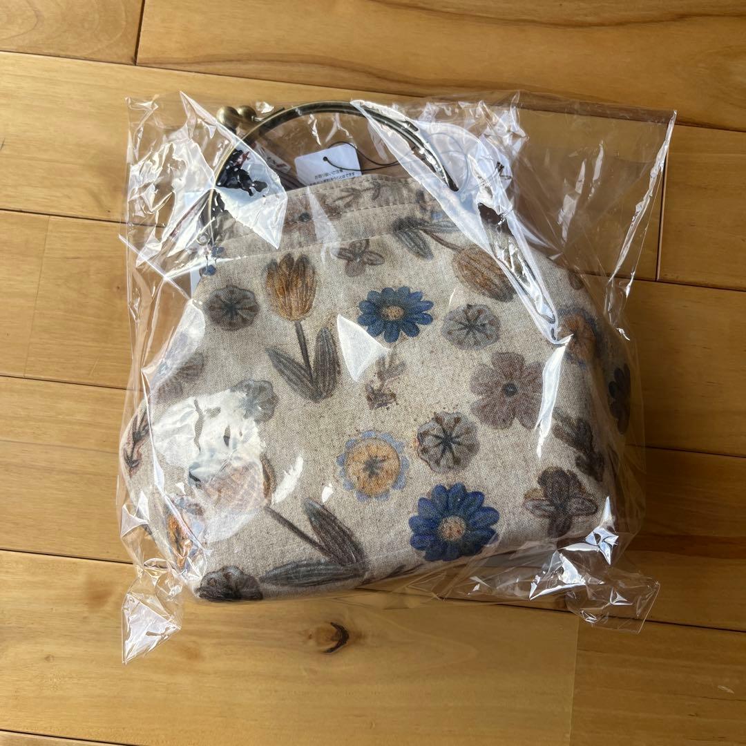 【未開封】本田あつみ　ワイルドフラワー　がま口バッグ