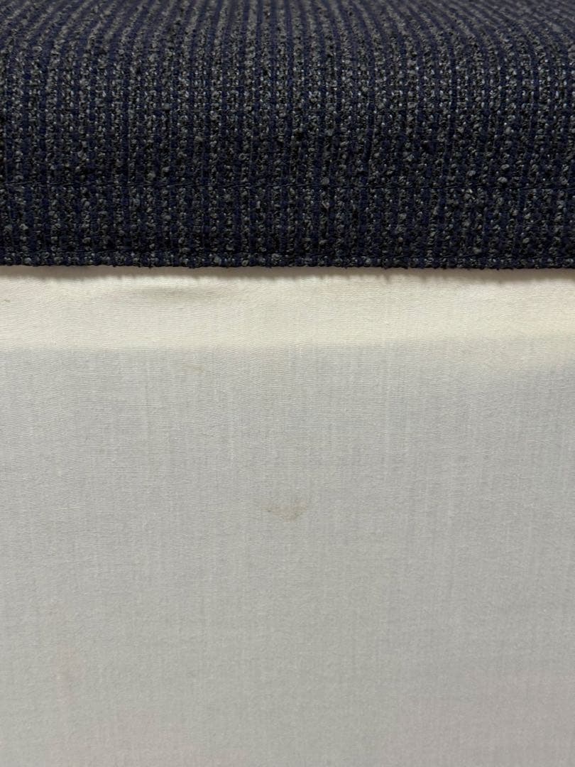 ダークブルー ファブリック オットマン　大幅値下げ中です❗️