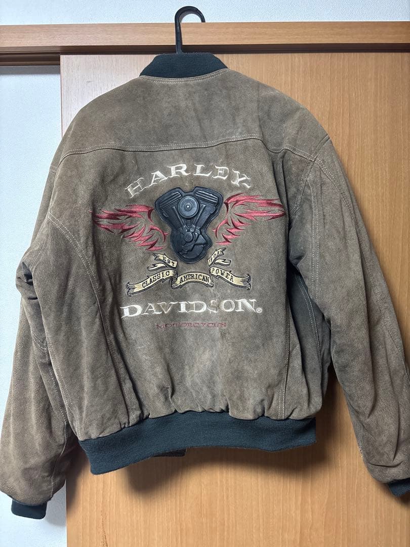 Harley Davidson ボンバージャケット ブラウン