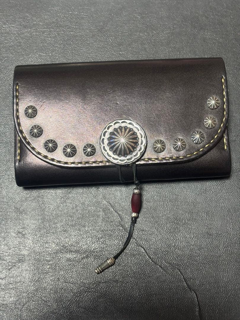 は*パ様 激渋　本革　レザーウォレット中サイズ