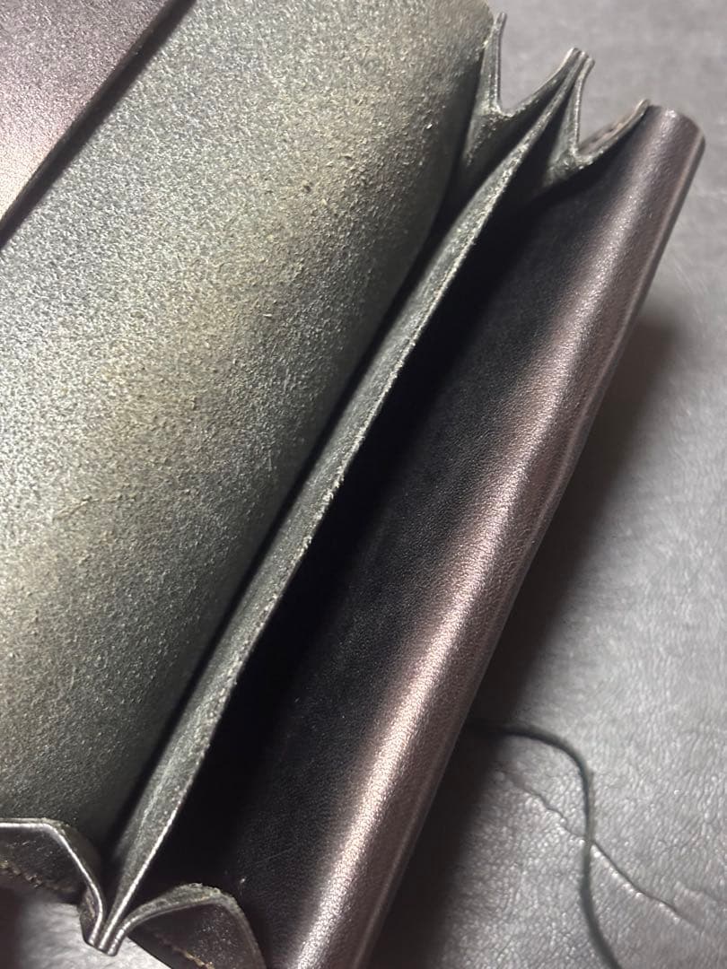 は*パ様 激渋　本革　レザーウォレット中サイズ