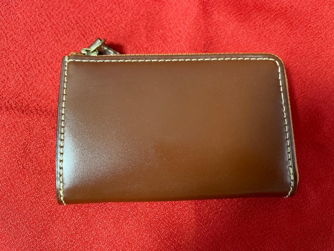 ☆新品☆ガンゾ ブライドルカジュアル Ｌファスナー 小銭入れ ヘーゼル