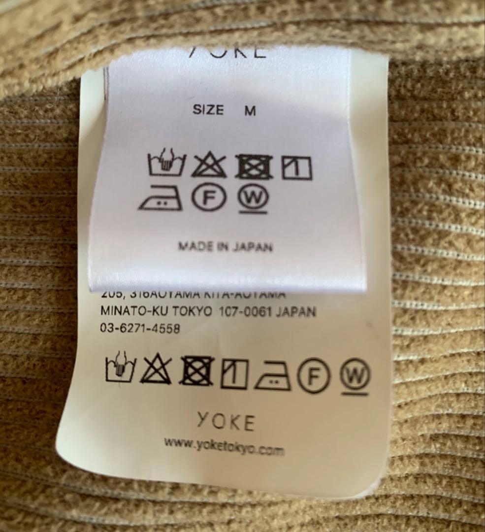 ジャケット・アウター 19AW YOKE KNIT CORDUROY SHORT BLOUSON