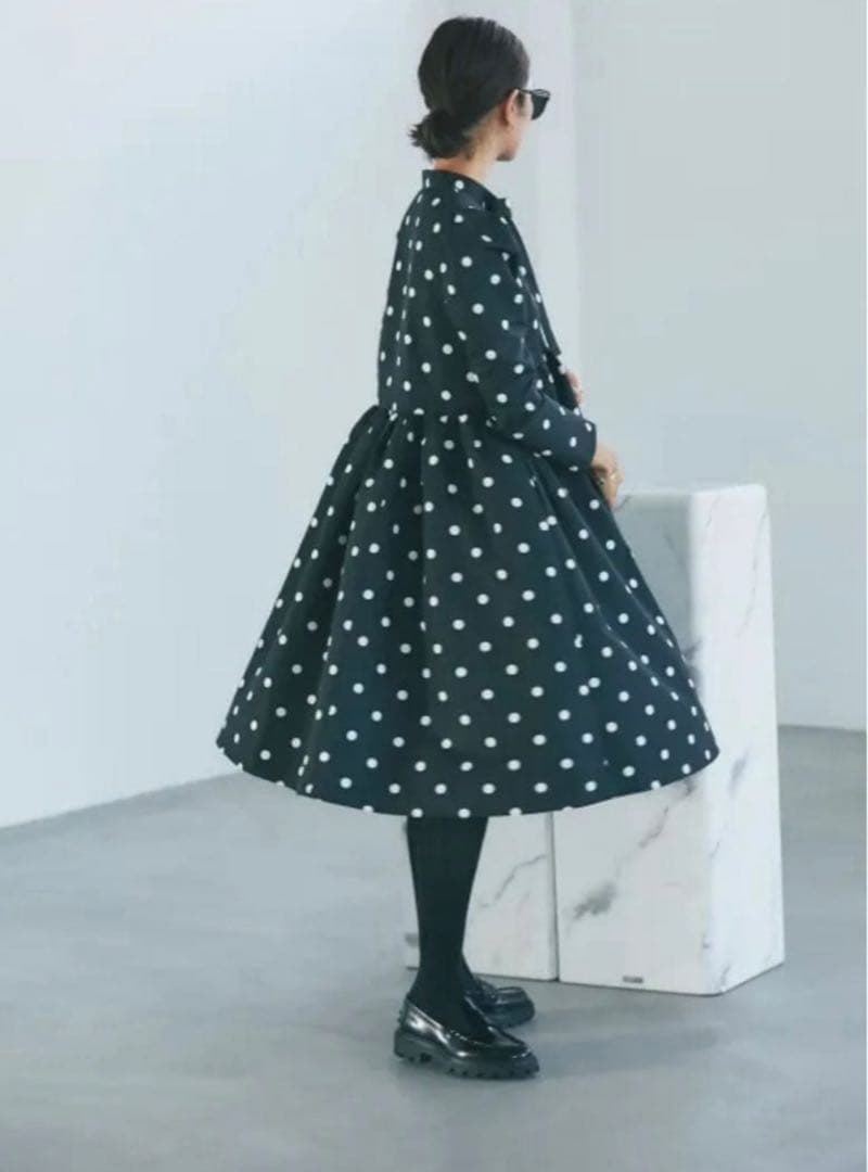 SEVENTEN by MIHO KAWAHITOボウタイドットミディワンピース