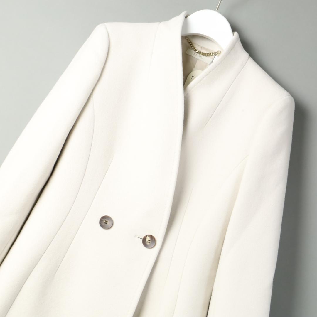 080 新品 EPOCA エポカ カメリア ウールロングコート 40