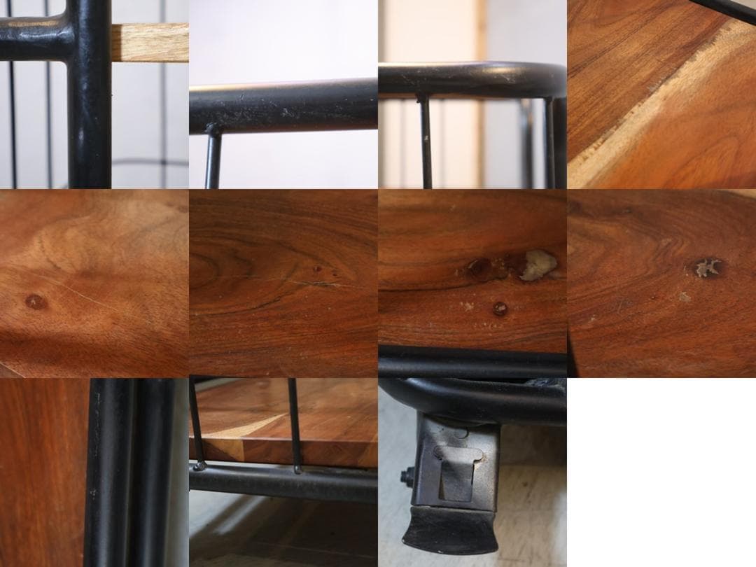 SPICE OF LIFE 5段ワゴンラック ブルックリンスタイル シェルフ