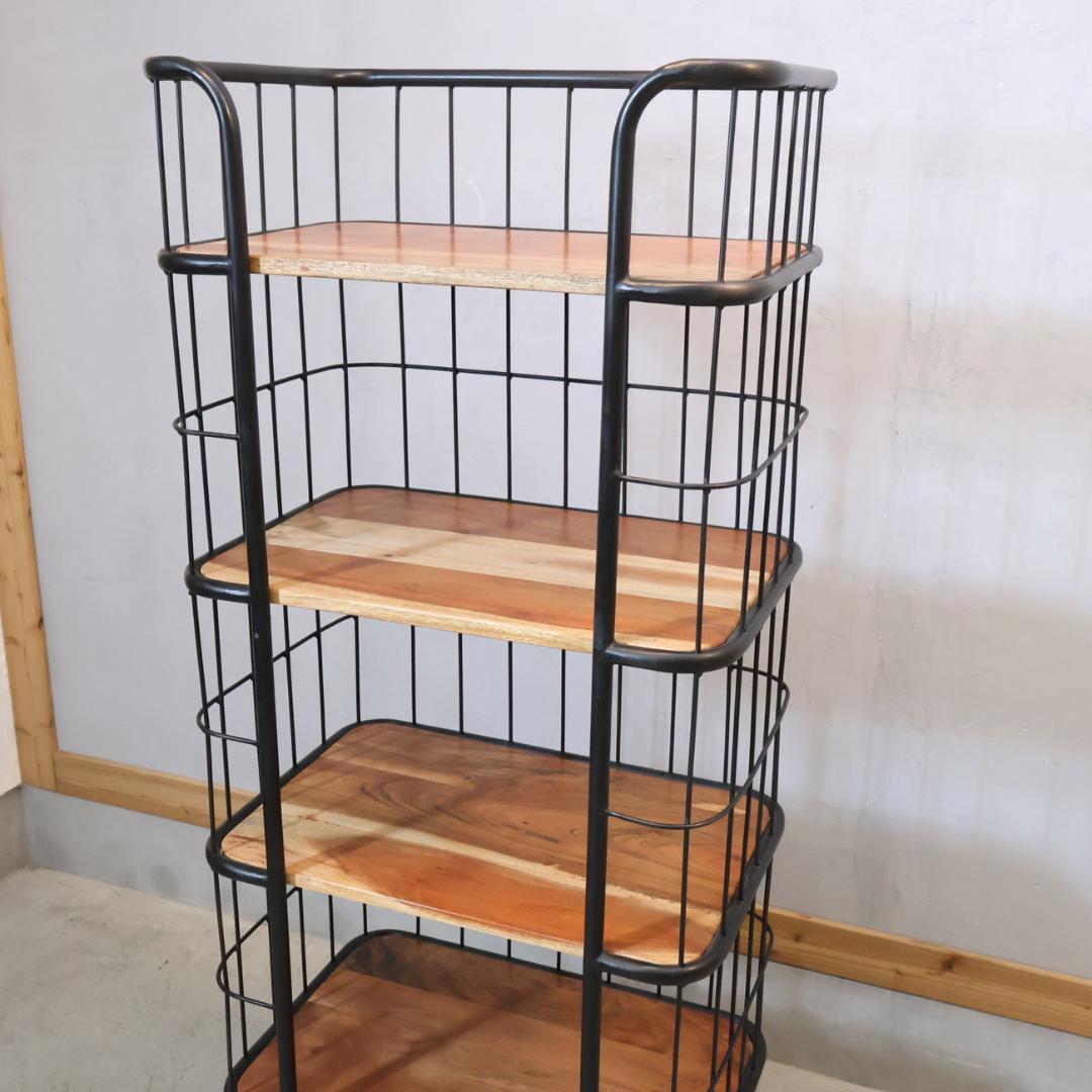 SPICE OF LIFE 5段ワゴンラック ブルックリンスタイル シェルフ