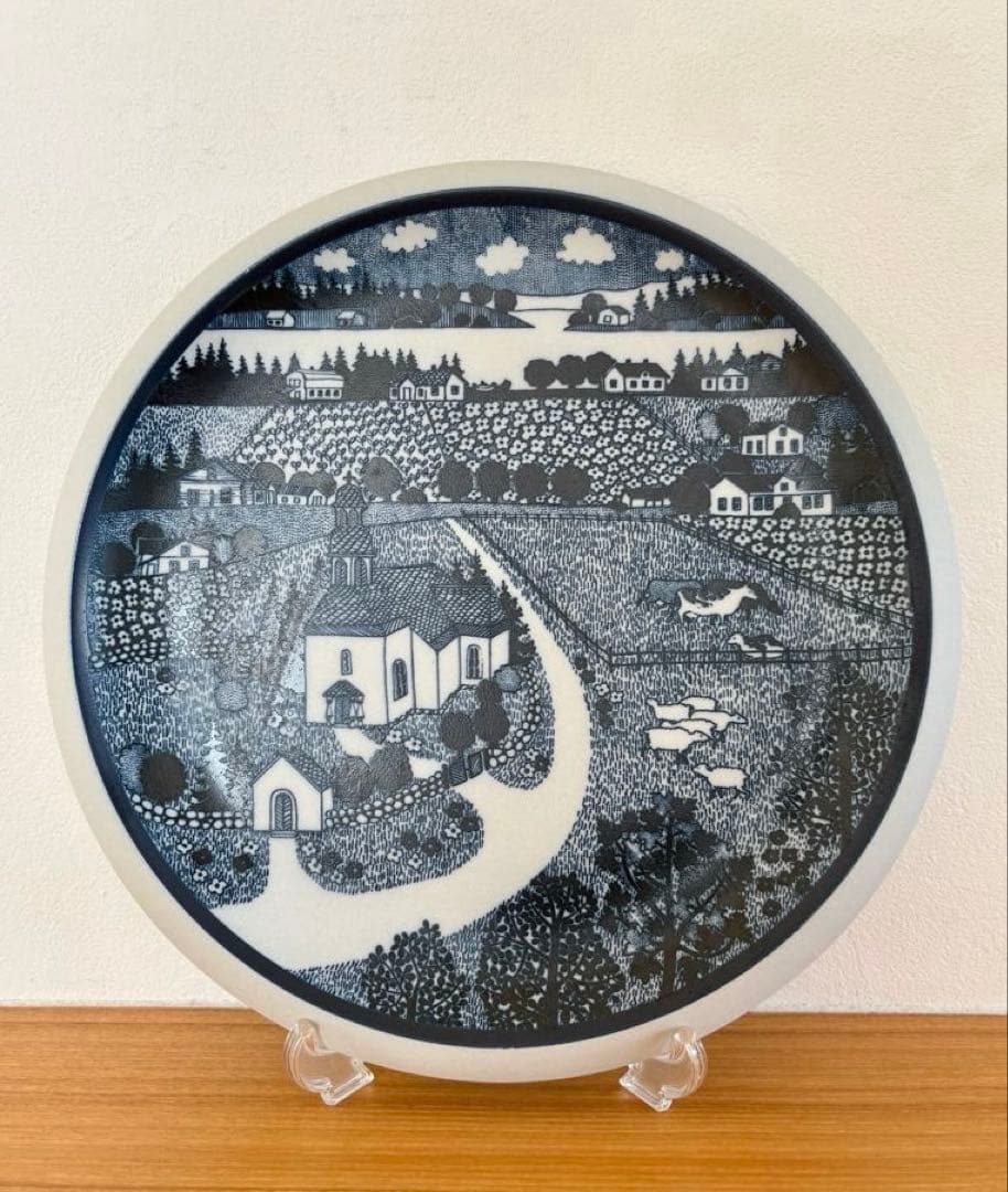 ARABIA ウオシッキネン アラビア100周年記念プレート1973年(100)