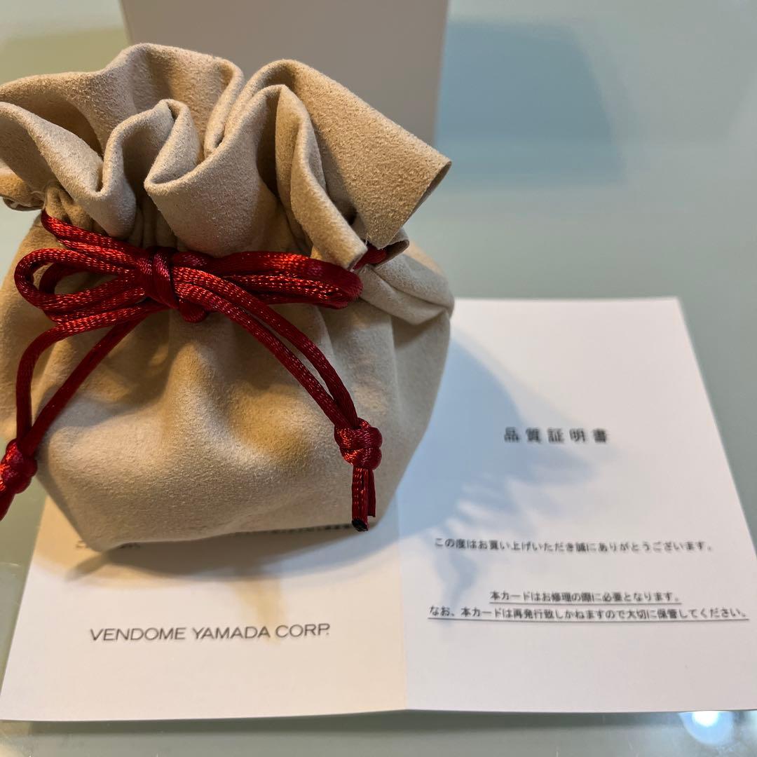 VAヴァンドーム青山 K10YG ゴールド チェーンリング　新品、未使用