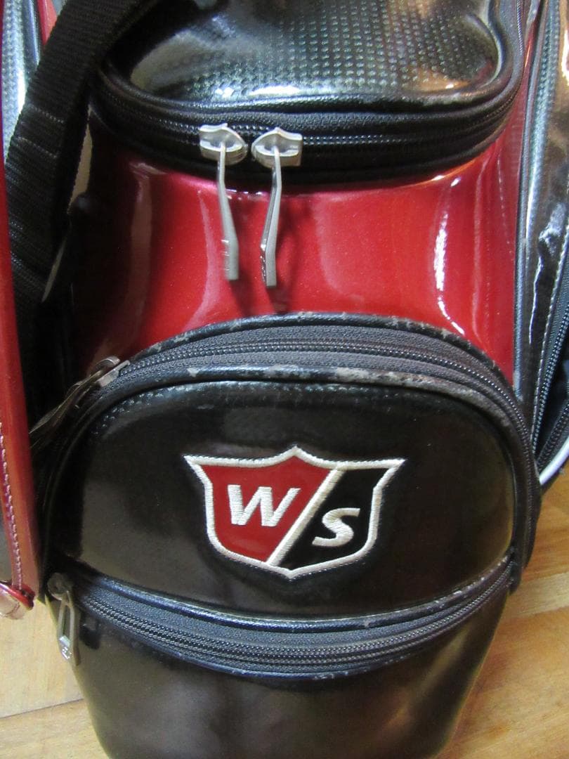 ★ウイルソン★Wilson　Staff★キャディ-バック★黒/赤★