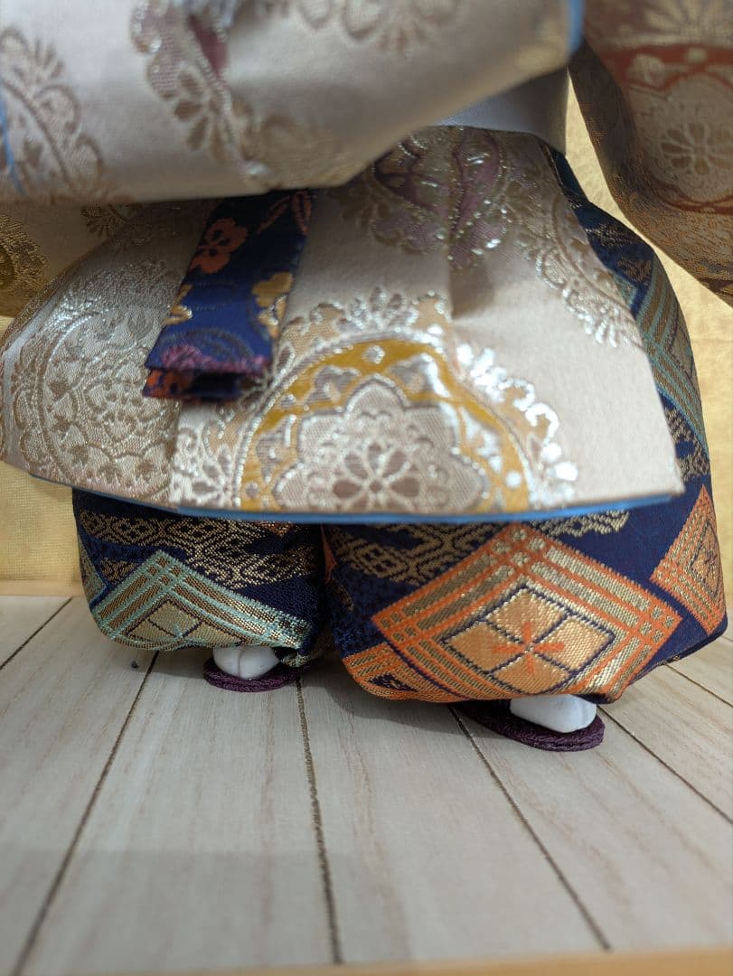 【古民家発掘】五月人形　御所人形 ガラスケース入り　伝統工芸品