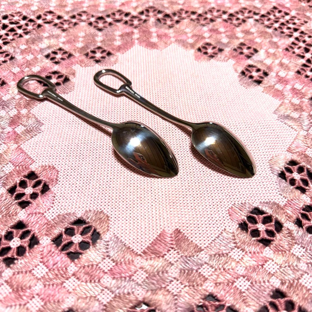 【未使用品】HERMES アトラージュ ティースプーン 2本セット(バラ売り可)