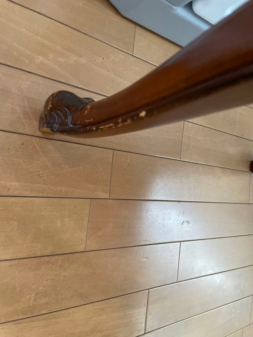 大理石 センターテーブル 猫足