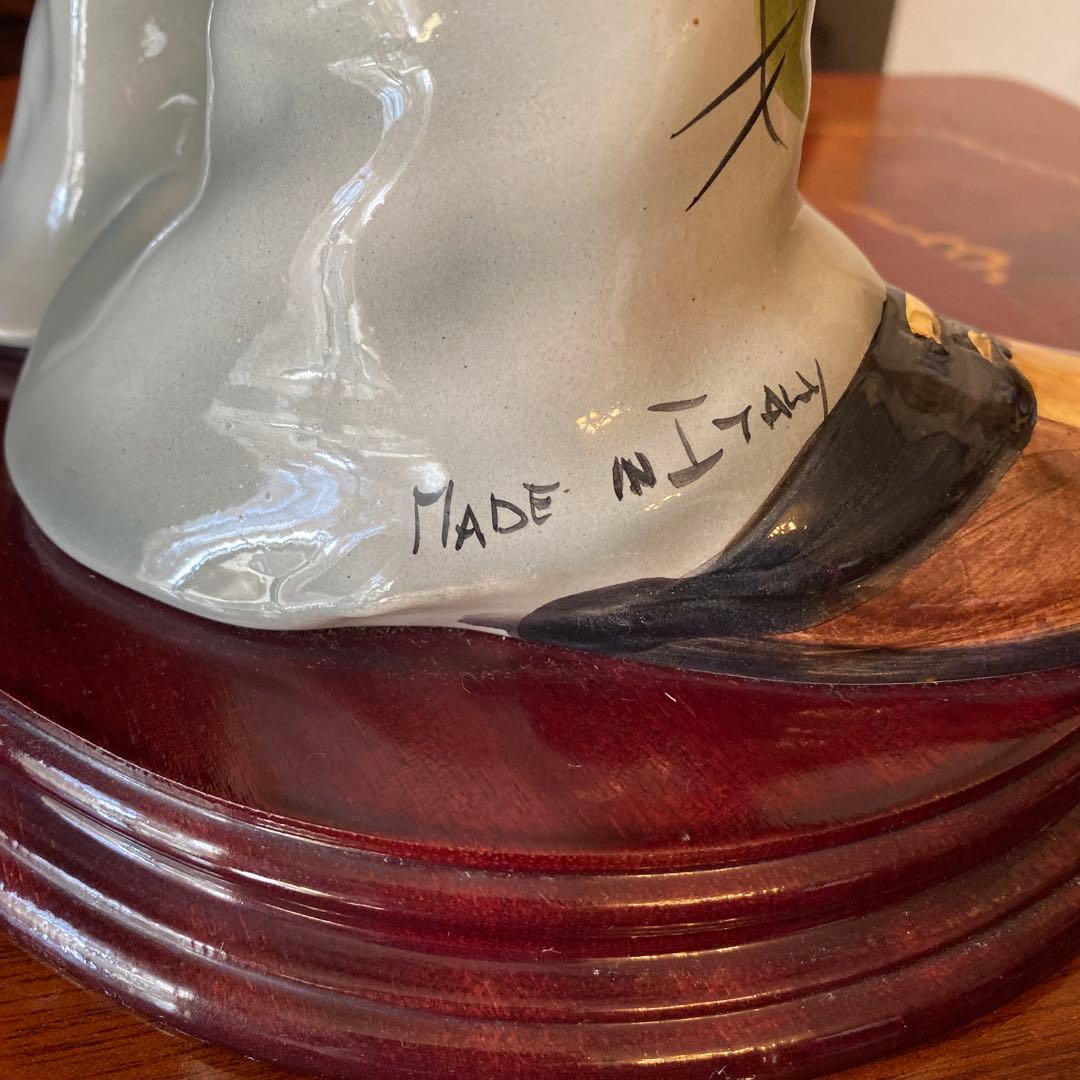 イタリア製　ピエロ　陶器　インテリア　Guido Cortese氏