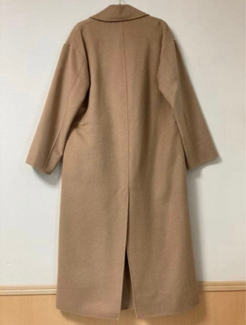 ミィ　　ZARA ベージュ ダブルブレスト ロングコート⭐︎新品