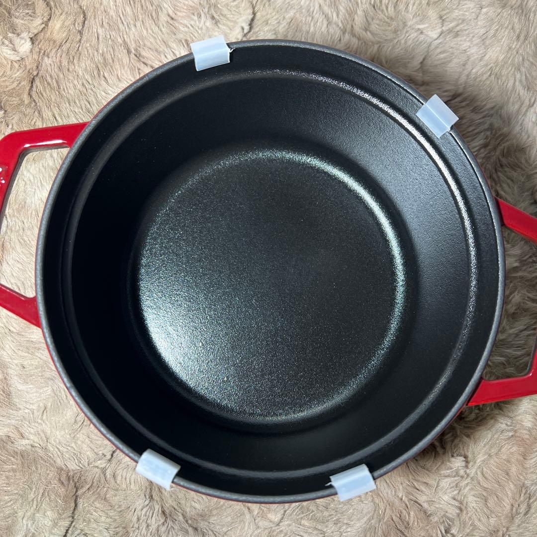staub ストウブ ピコ ココット ラウンド チェリー 20cm IH対応