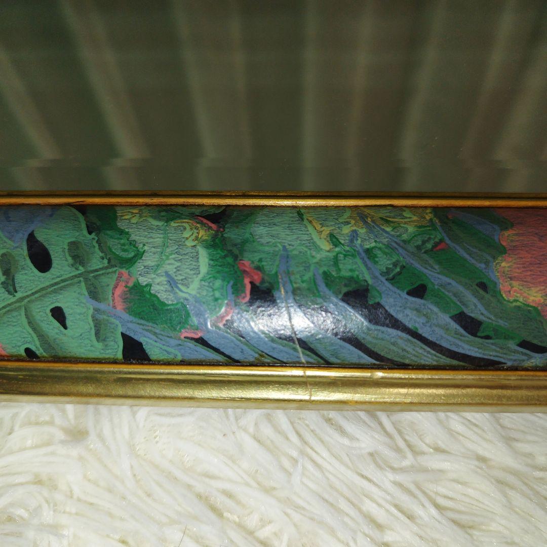 レトロ　スタンドミラー　塩川光明堂