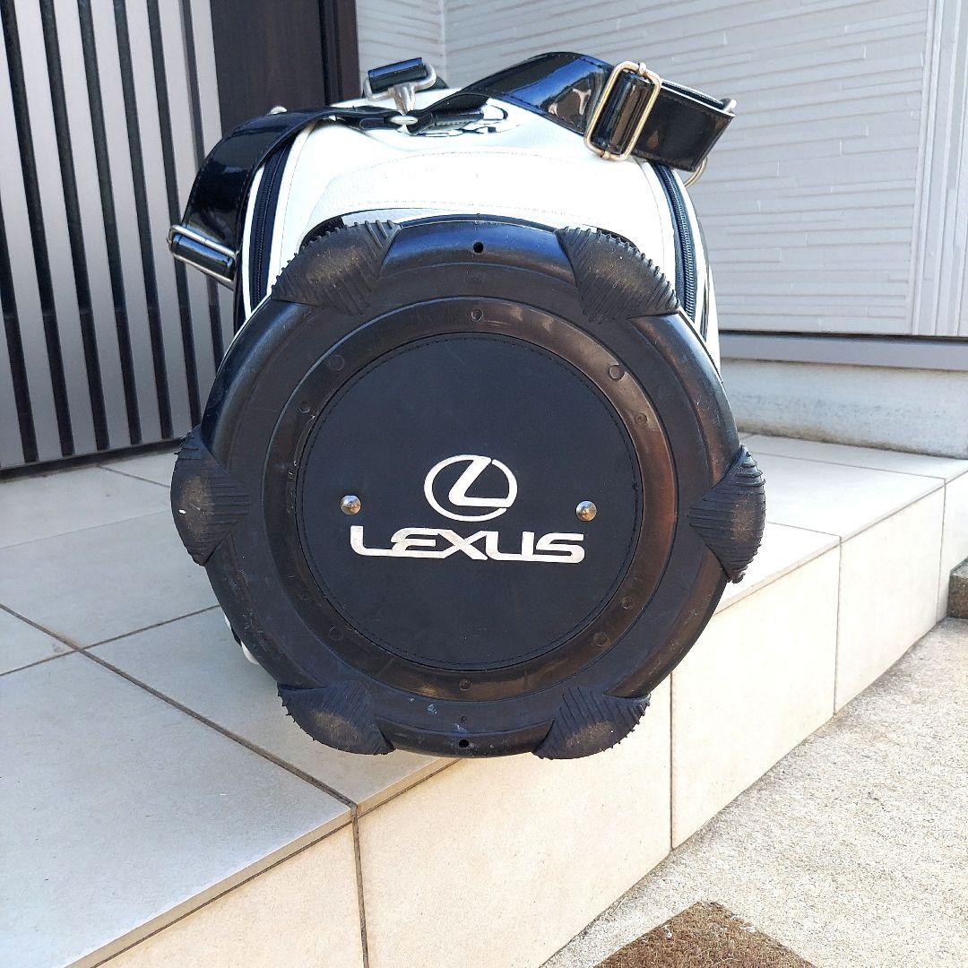 Lexus キャディバッグ ホワイト ブラック