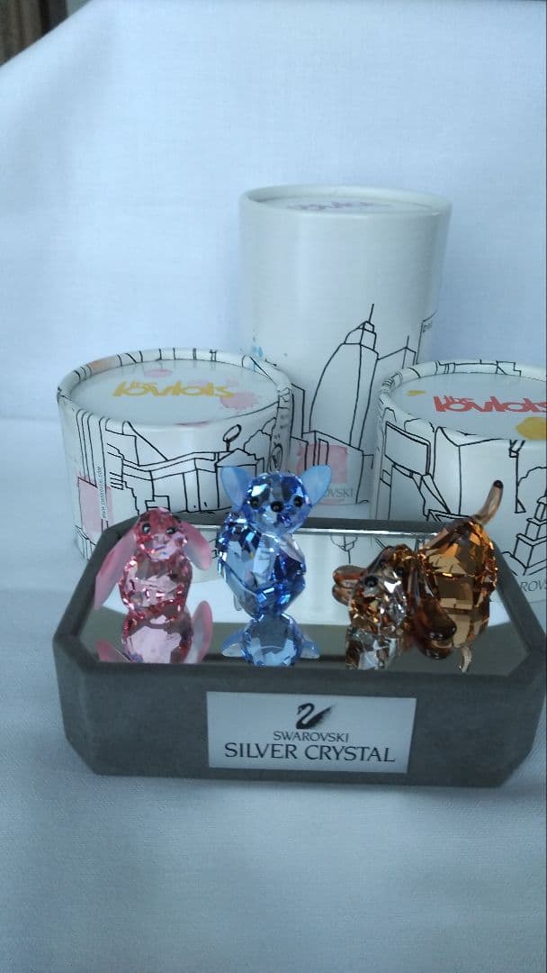 【レアー、スワロフスキー置物】ラブロッツ、シリーズ
