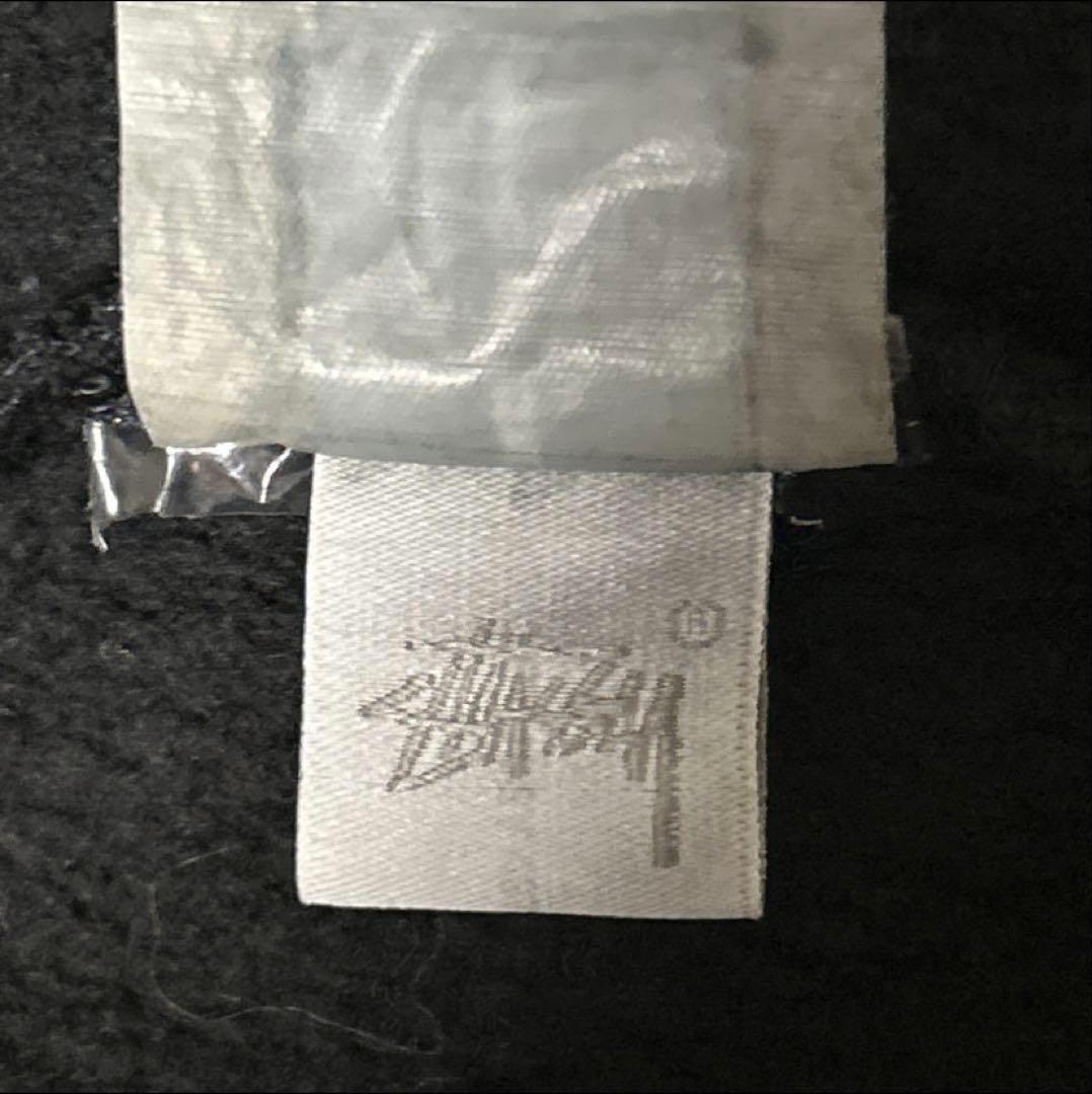 ステューシー stussy ワンポイント 刺繍ロゴ パーカー フーディー 90s