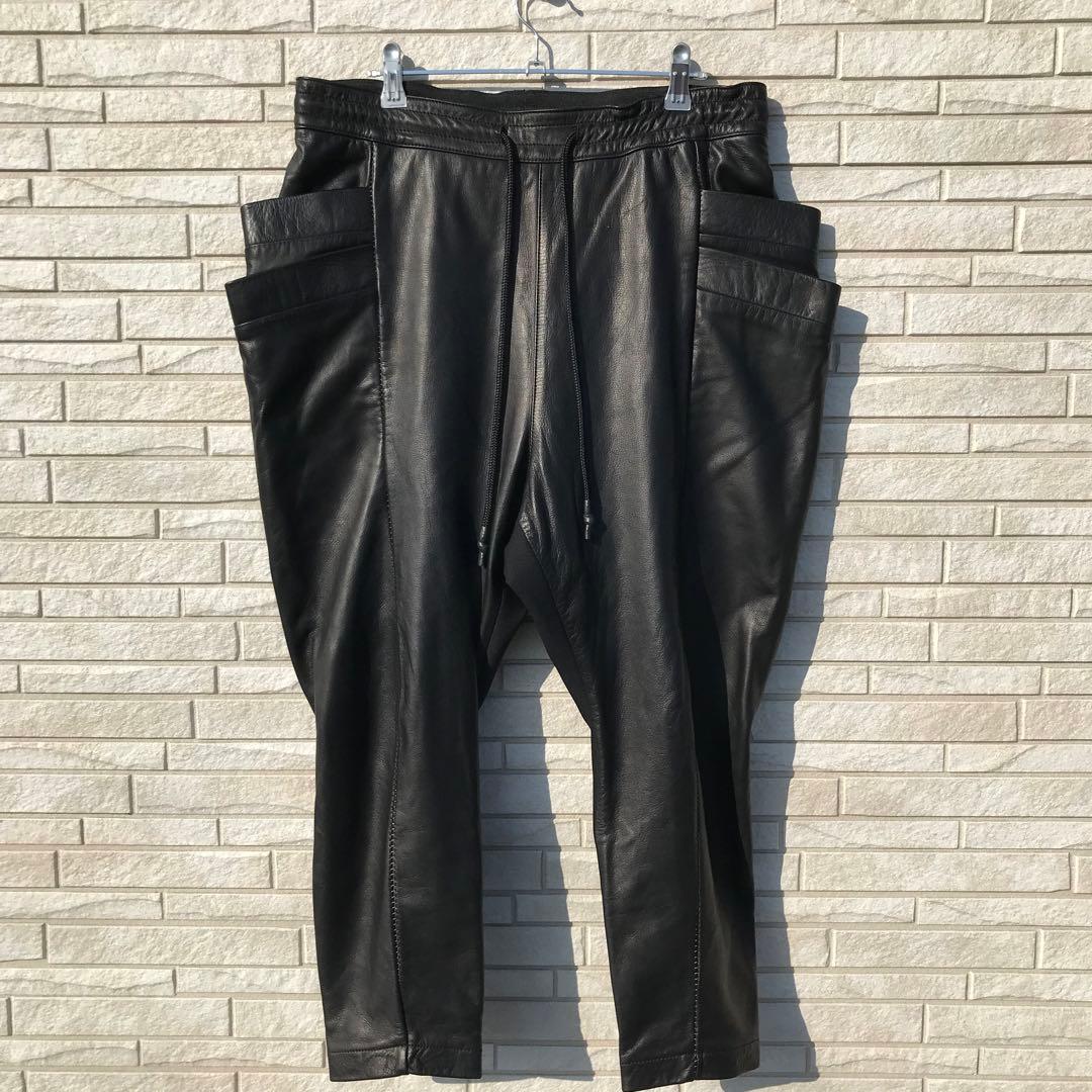 リップヴァンウィンクル　レザーパンツ　M　牛革　rw-412