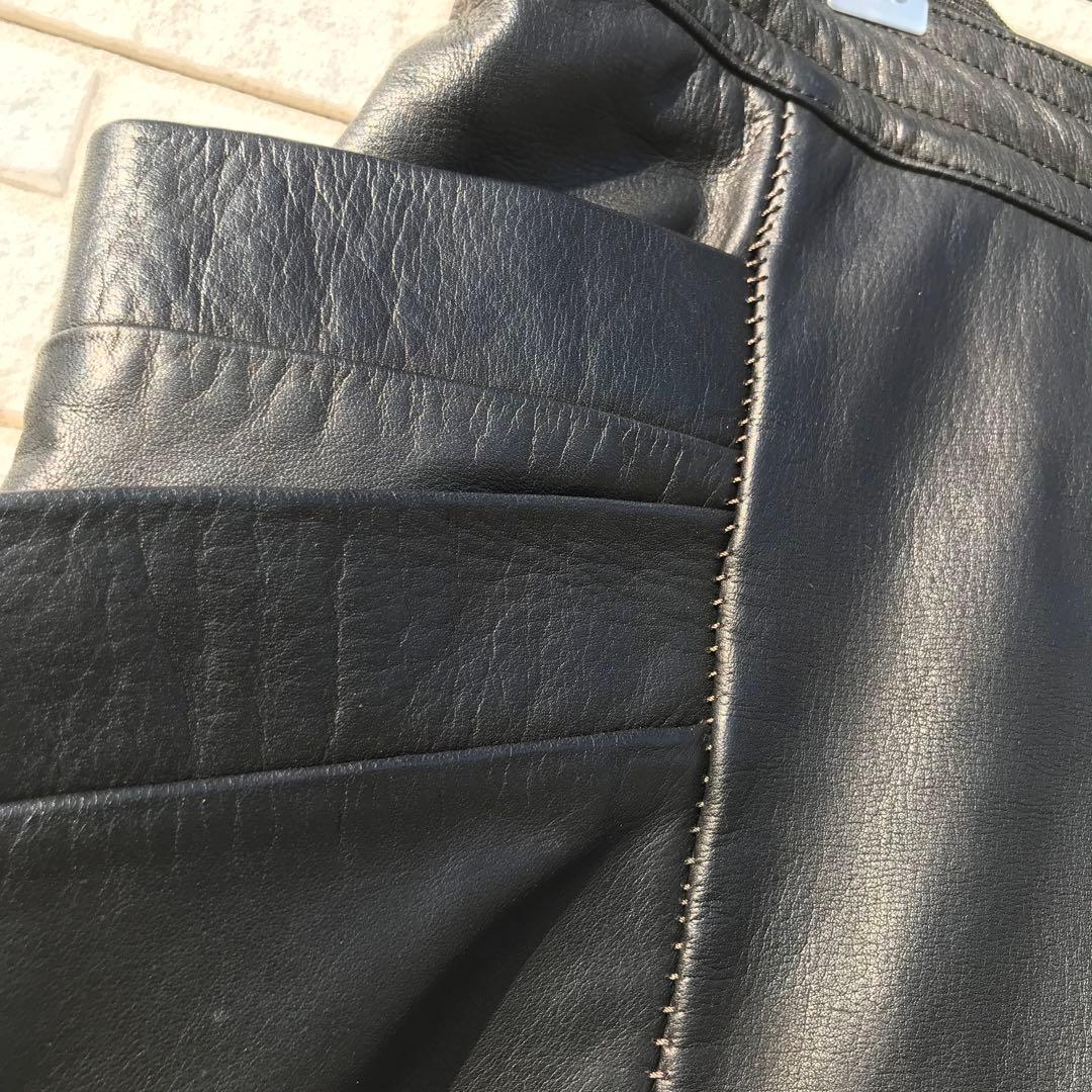 リップヴァンウィンクル　レザーパンツ　M　牛革　rw-412