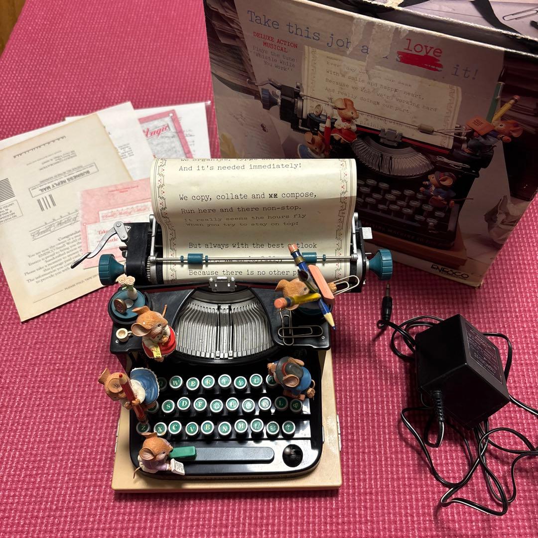 ENESCO オルゴール　タイプライターP2