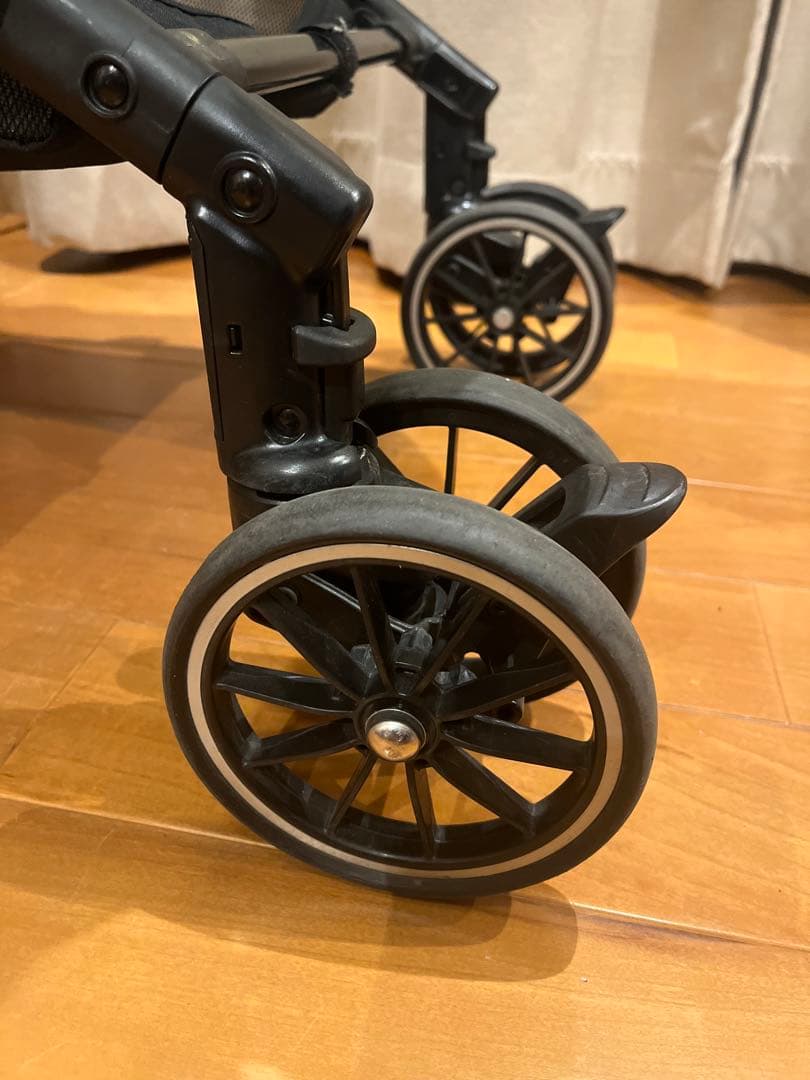 【レインカバー付き】 Combi スゴカルα 4キャス ベビーカーエッグショック