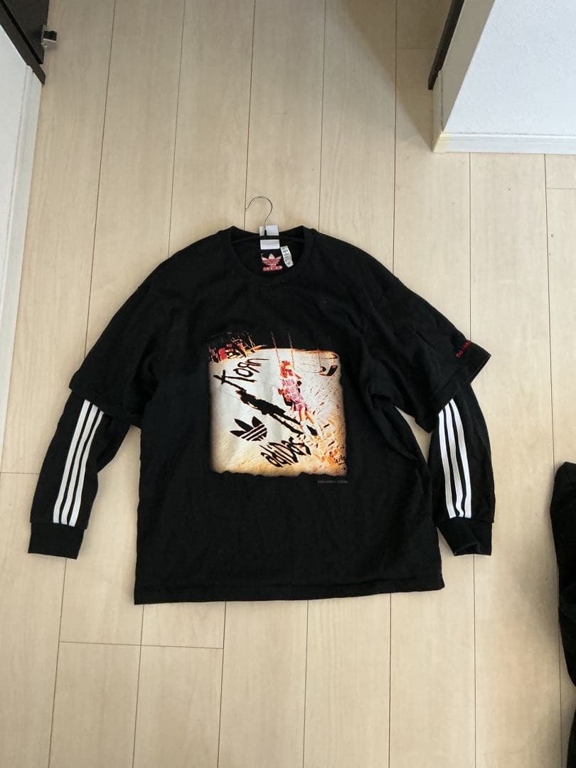 adidas korn スウェット　ロングTシャツ