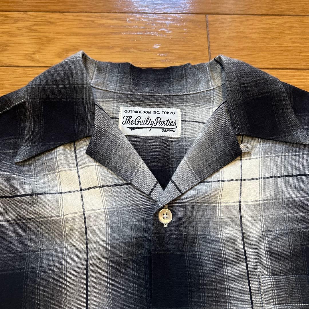 ワコマリアwackomariaオンブレーチェックシャツ　野村訓市窪塚洋介木村拓哉