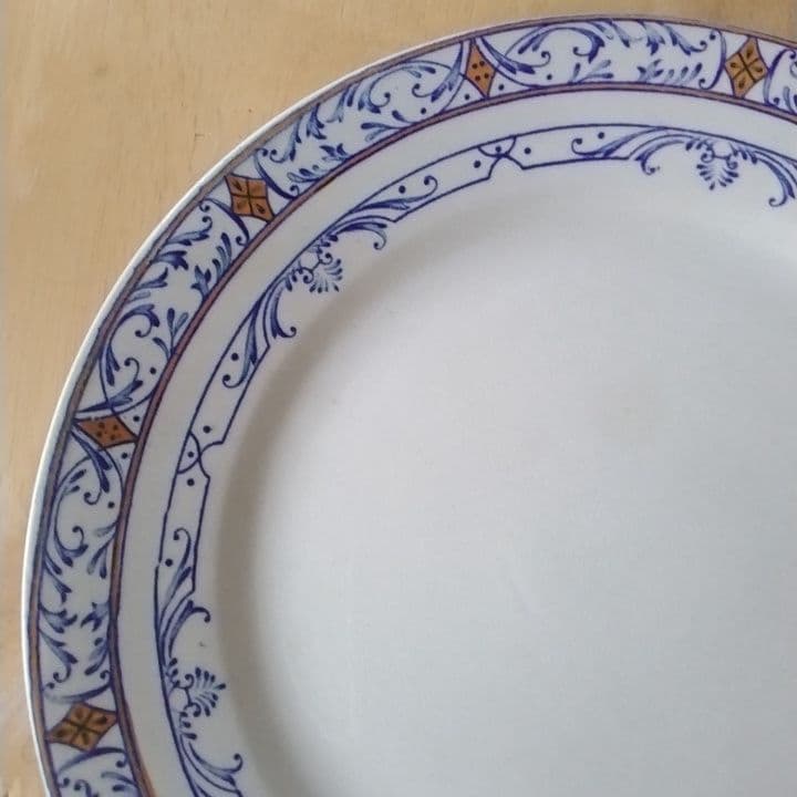 フランスアンティーク　 Colbertコルベート　デザート皿