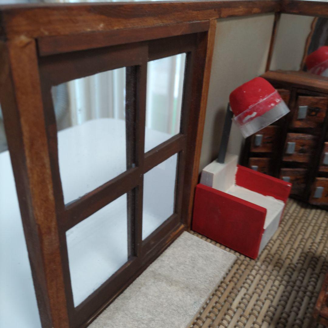 【yuka】昭和の銭湯の脱衣場　ミニチュアハウス　ドールハウス