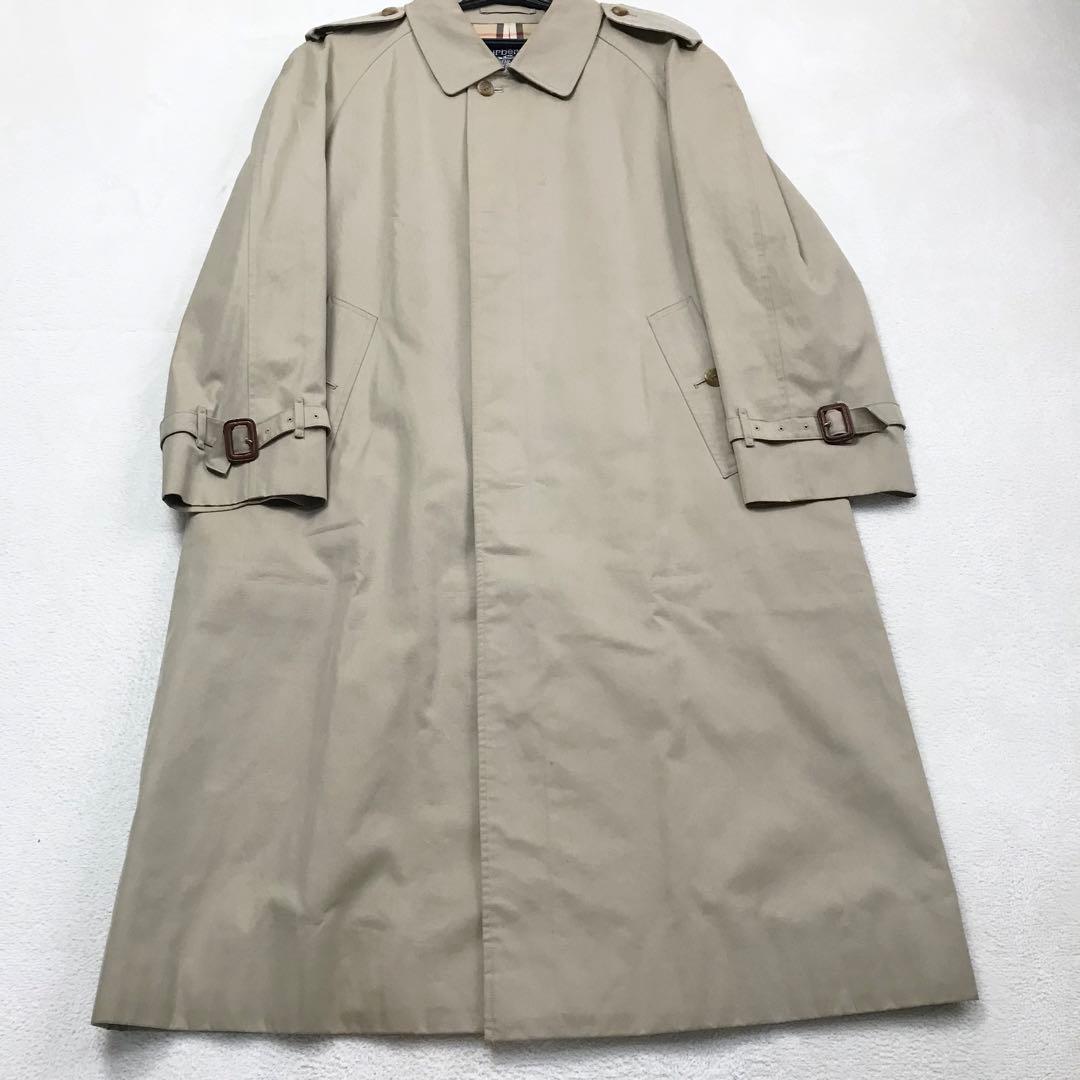 バーバリー Burberrys ベージュ ステンカラーコート ノバチェック