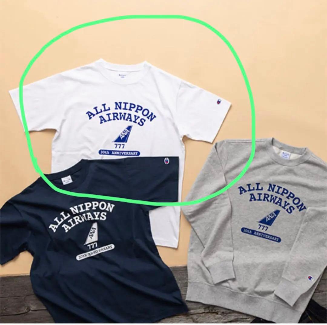 ANA Champion 777デザインTシャツ L ホワイト 新品未使用 限定