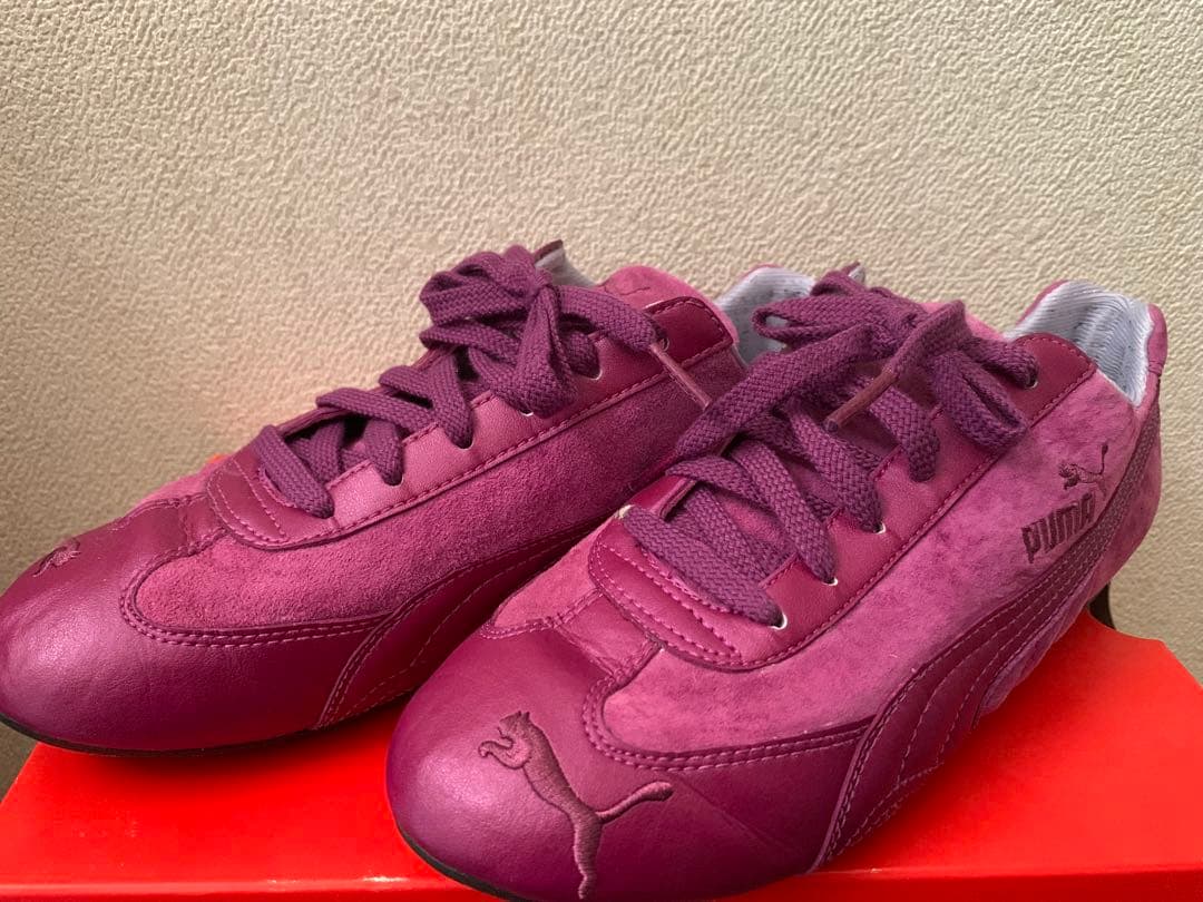 靴 PUMA SPEED CAT purple 24cm