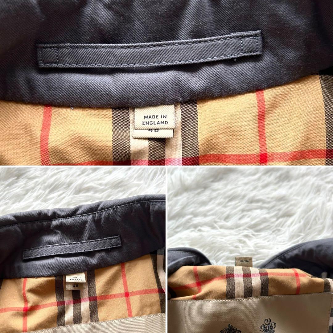 未使用級　バーバリー　現行タグ　チェルシー　トレンチコート　グレー　L相当