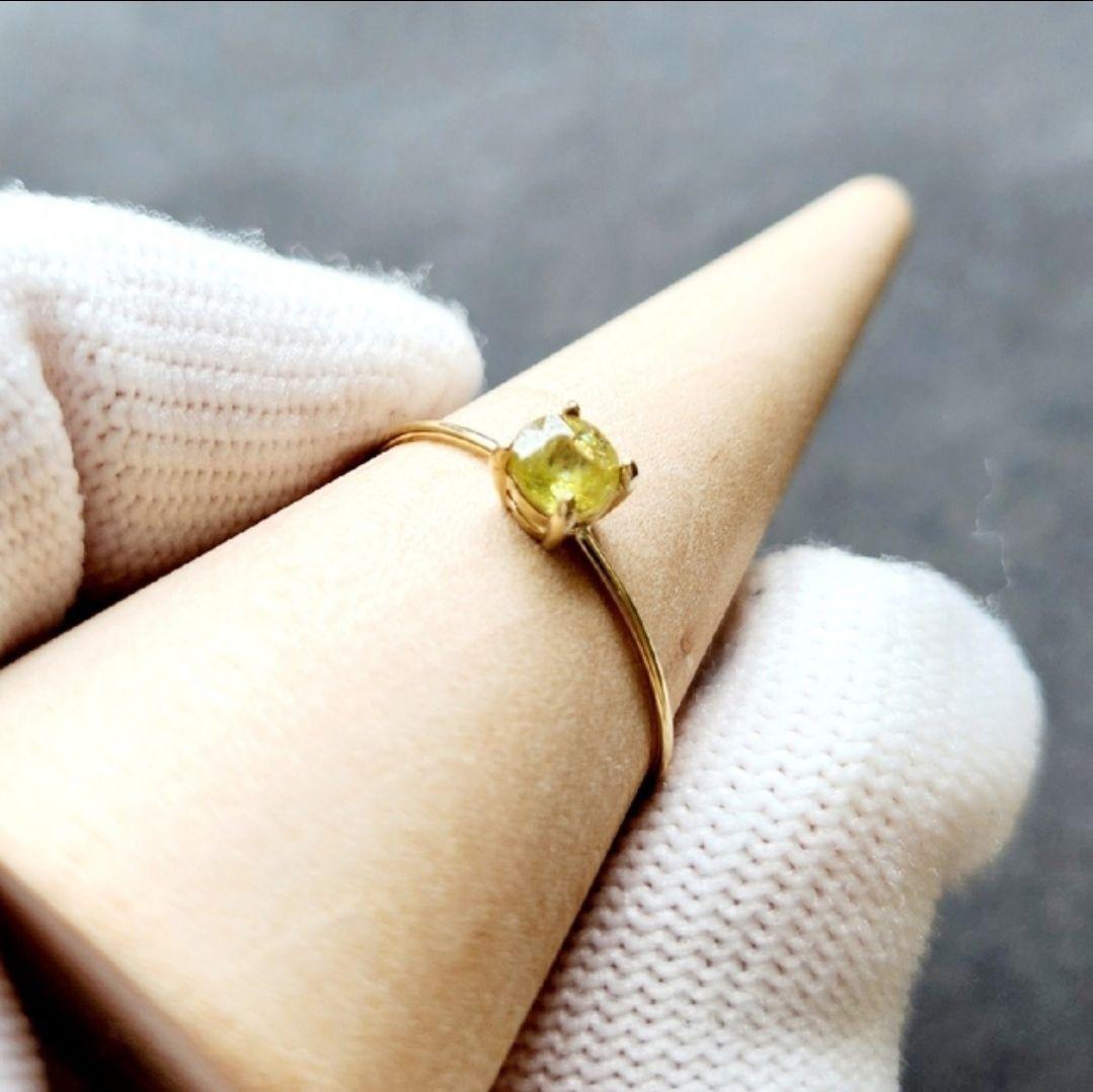 高品質✨K10 スフェーン リング✩*.゜天然石×k10