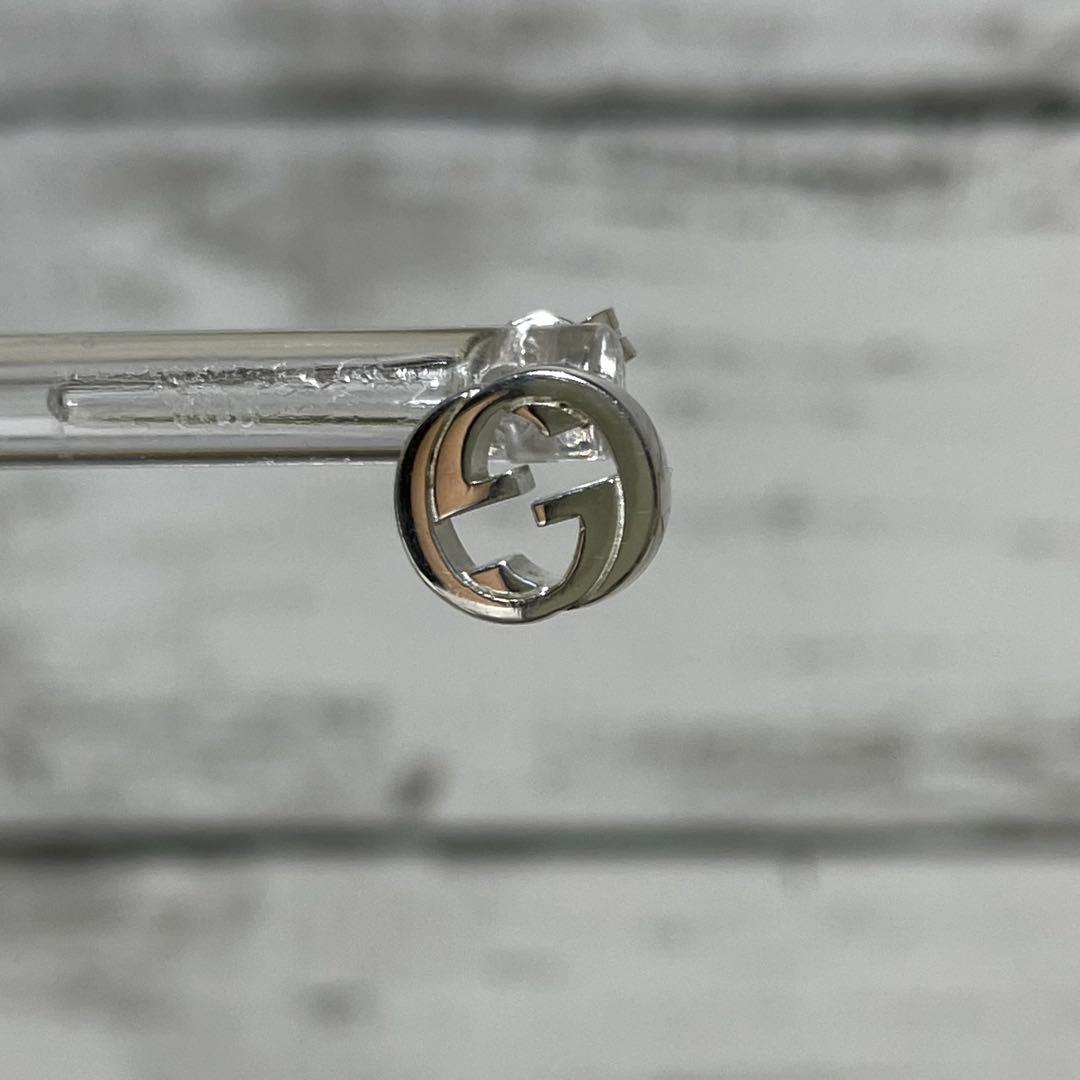 【極美品】グッチ　インターロッキングGピアス片耳 メンズ/レディース　925