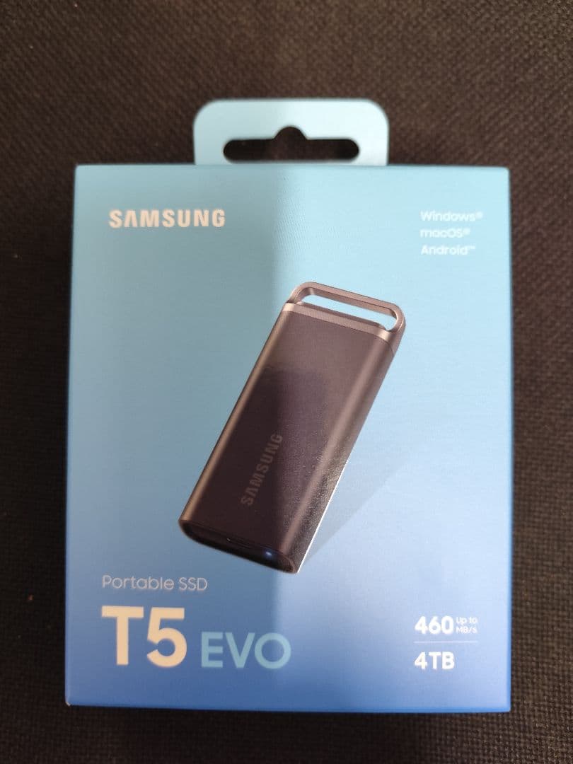 【新品未開封】Samsung Portable SSD T5 EVO 4TB