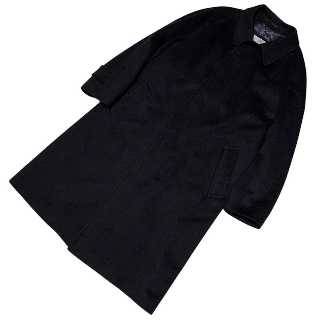 美ビンテージ　Aquascutum アクアスキュータム　カシミヤバルカラーコート