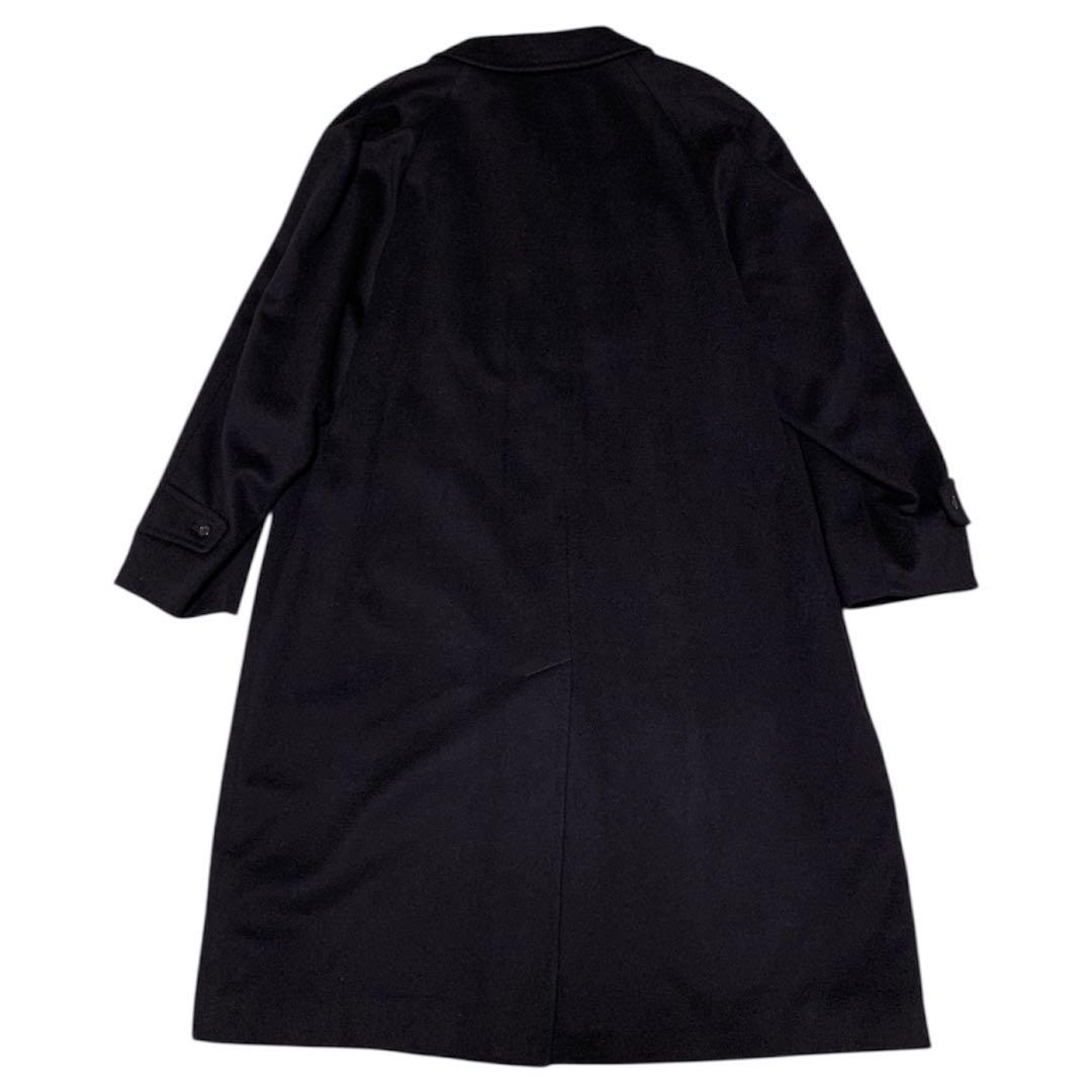 美ビンテージ　Aquascutum アクアスキュータム　カシミヤバルカラーコート