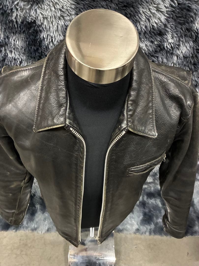 SCHOTT シングルライダースジャケット 38 ボアライナー付き アメリカ製