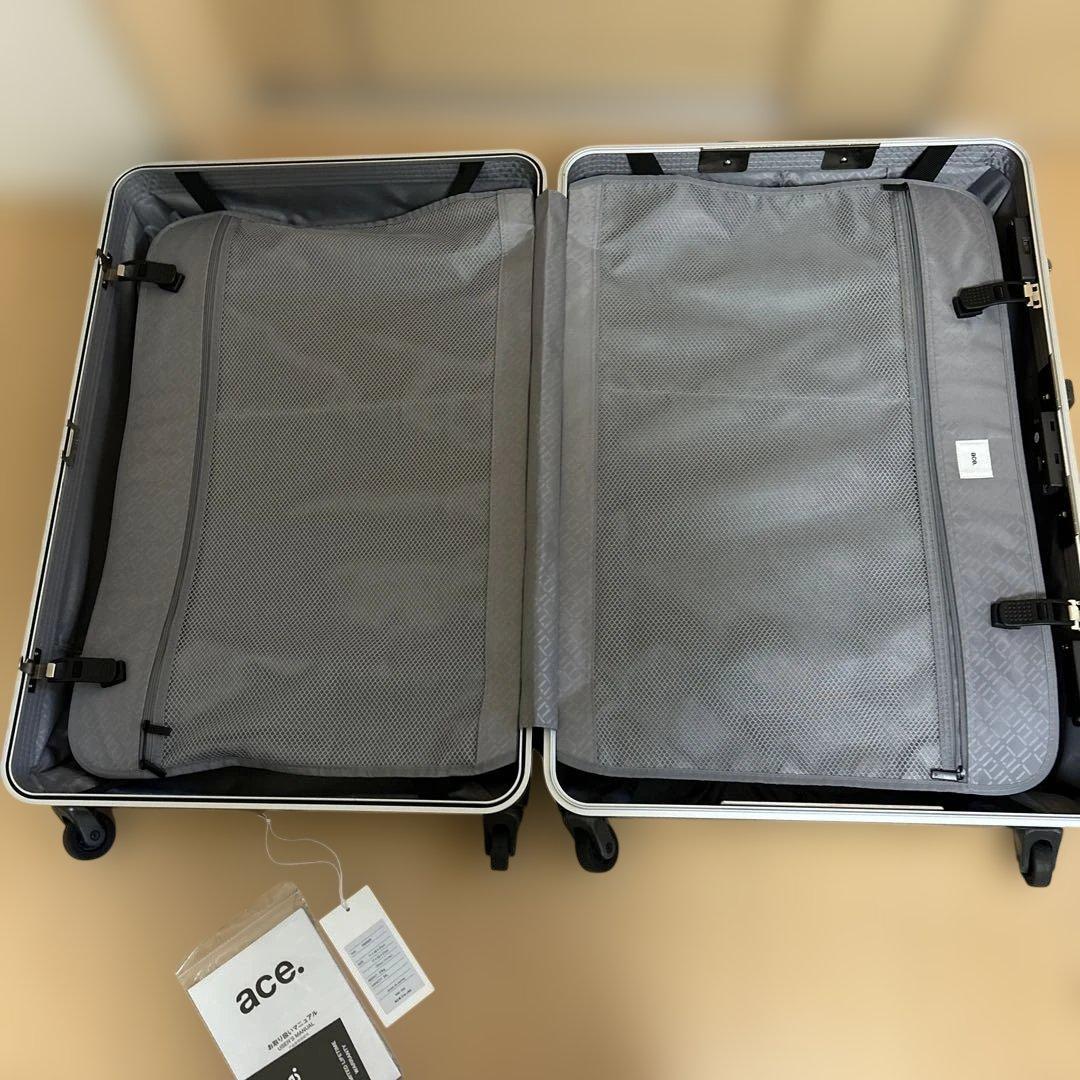 ACE スーツケース 75~89L ネイビー TSAロック