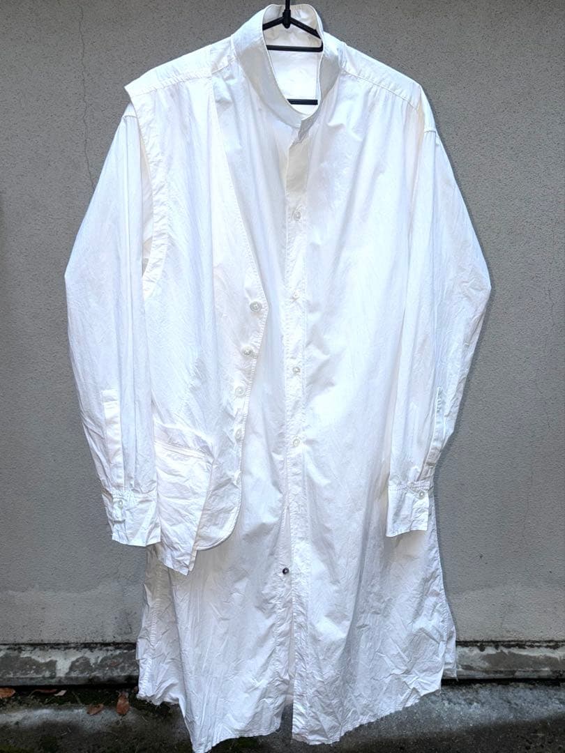 KHOKI 20ss ロングシャツ　エレクトリックシャツベスト