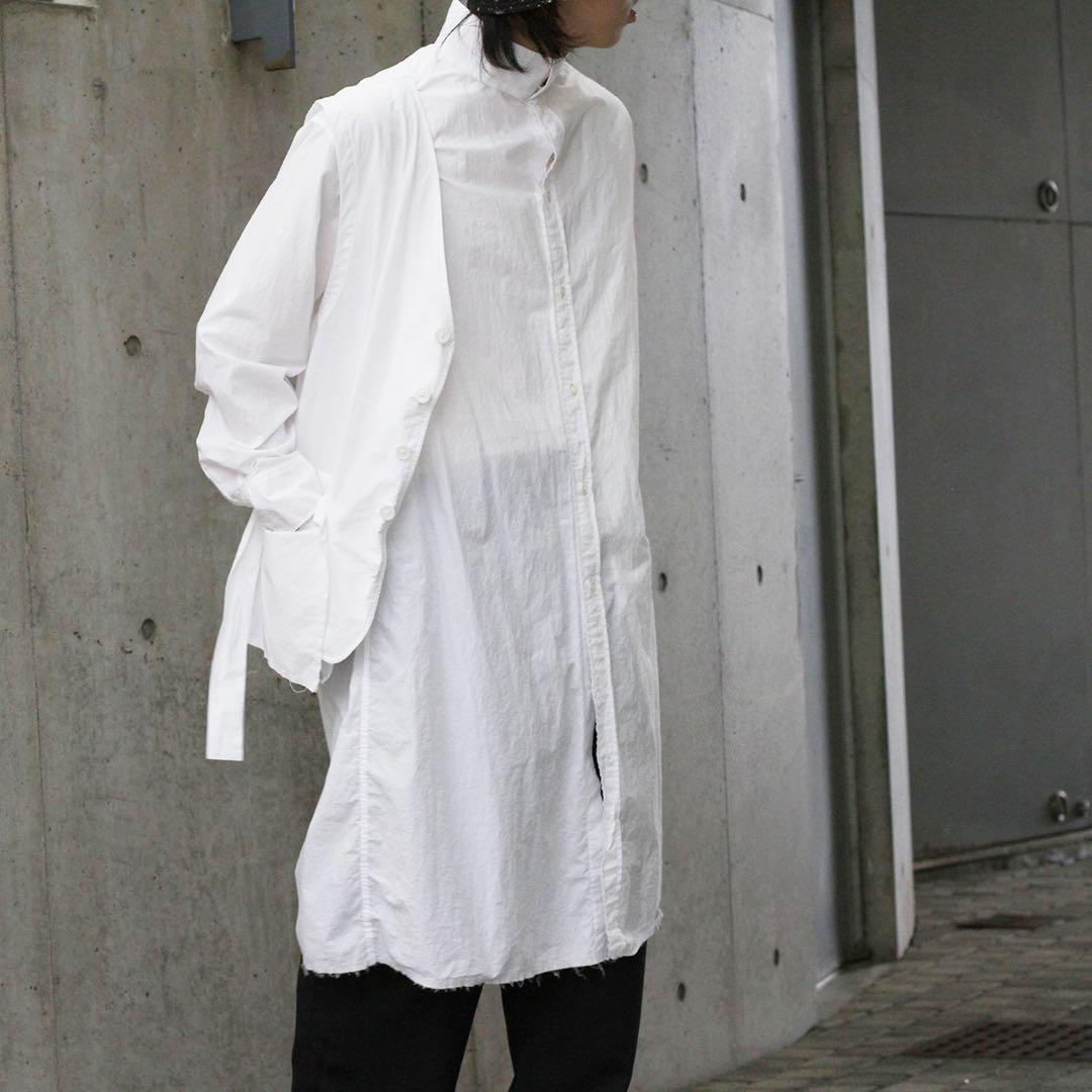KHOKI 20ss ロングシャツ　エレクトリックシャツベスト